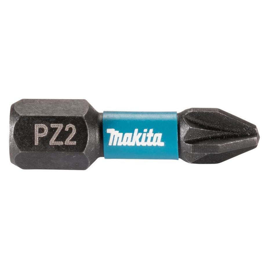 Makita E-12376 Drehspitze, PZ2X25mm, 25 Stk. IMPACT SCHWARZ (E-12376)