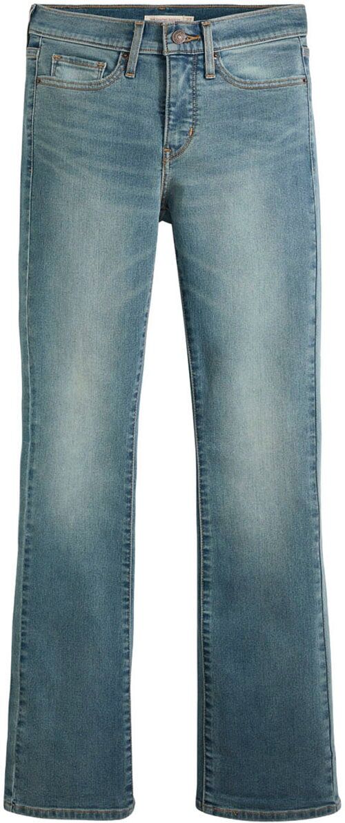 Bootcut-Jeans LEVI'S "315 Shaping Boot", Damen, Gr. 26, Länge 30, space odyssey, Denim/Jeans, Obermaterial: 80% Baumwolle, 19% Polyester, 1% Elasthan, lang, Jeans Bootcut-Jeans space odyssey 26, Länge 30