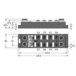 Turck I/O Modul FDNP-P1204G-TT