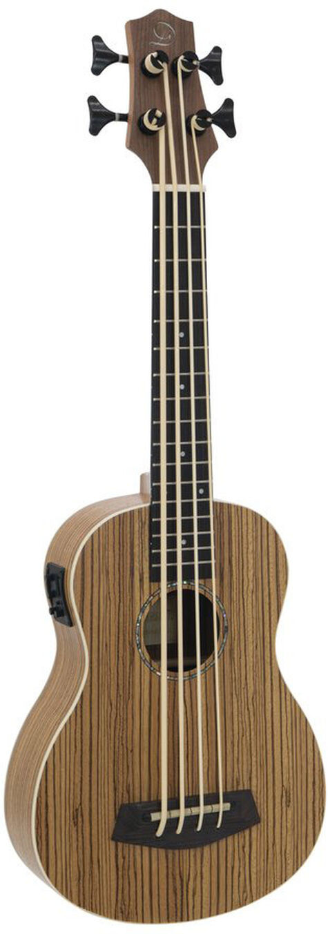 Dimavery Uk-700 Bass-Ukulele. Zebra