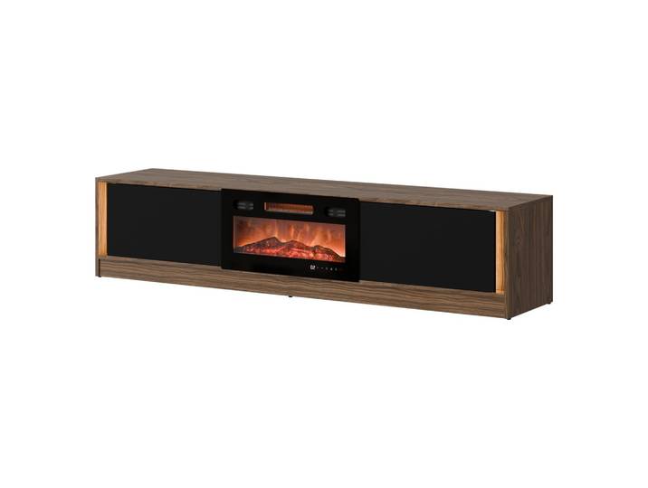TV-LOWBOARD Mizu mit Kamin