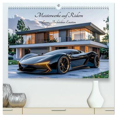 Meisterwerke auf Rädern Luxus. Architektur. Emotion. (hochwertiger Premium Wandkalender 2027 DIN A2 quer), Kunstdruck in Hochglanz