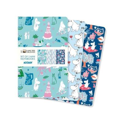 Dreier Set Mini-Notizbücher: Mumin Klassik