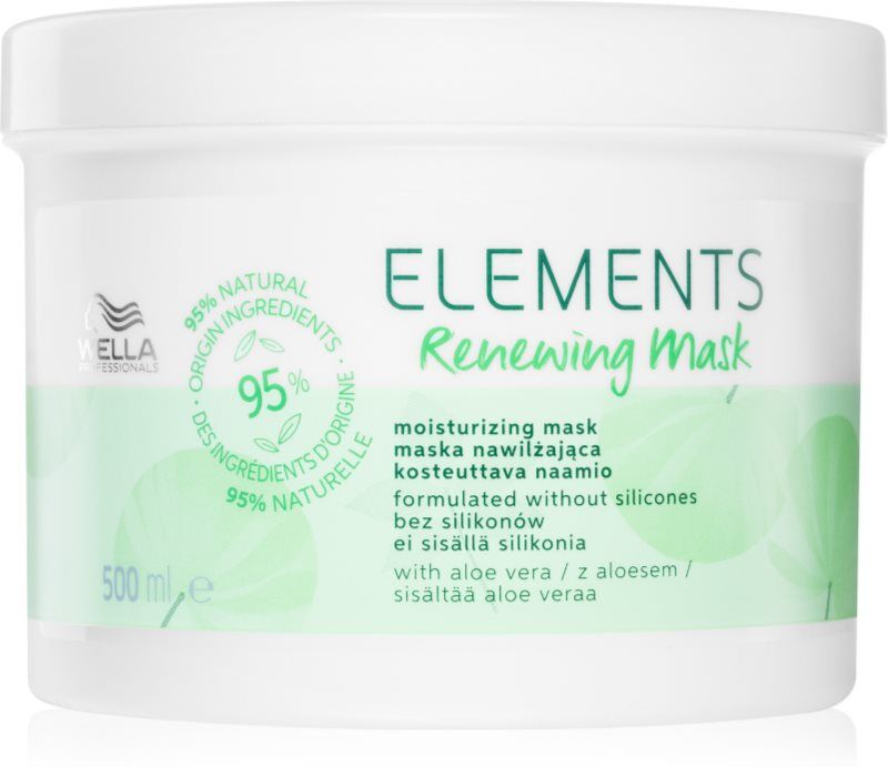 Wella Professionals Elements Renewing masque rénovateur pour des cheveux brillants et doux 500 ml