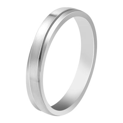 Partnerring AKZENT "Unity, langlebig" Gr. 62, silber (silberfarbig58), Fingerringe, Herren, 62, Edelstahl