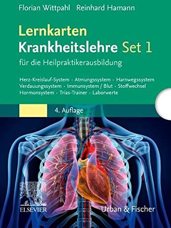 Florian Wittpahl - Lernkarten Krankheitslehre Set 1 für die Heilpraktikerausbildung: Herz-Kreislaufsystem, Atmungssystem, Harnwegssystem, Verdauungssystem, ... Hormonsystem, Trias-Trainer, Laborwerte - Preis vom 19.10.2026 19:33:35 h