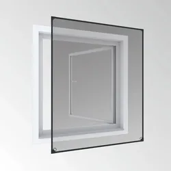 POWERTEC Magnetfenster 100x120cm anthrazit