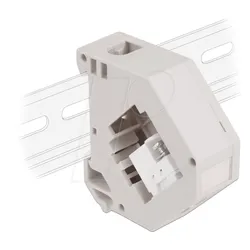 DELOCK 87159 - Keystone IEC Buchse > Terminalblock, mit Hutschienenadapter