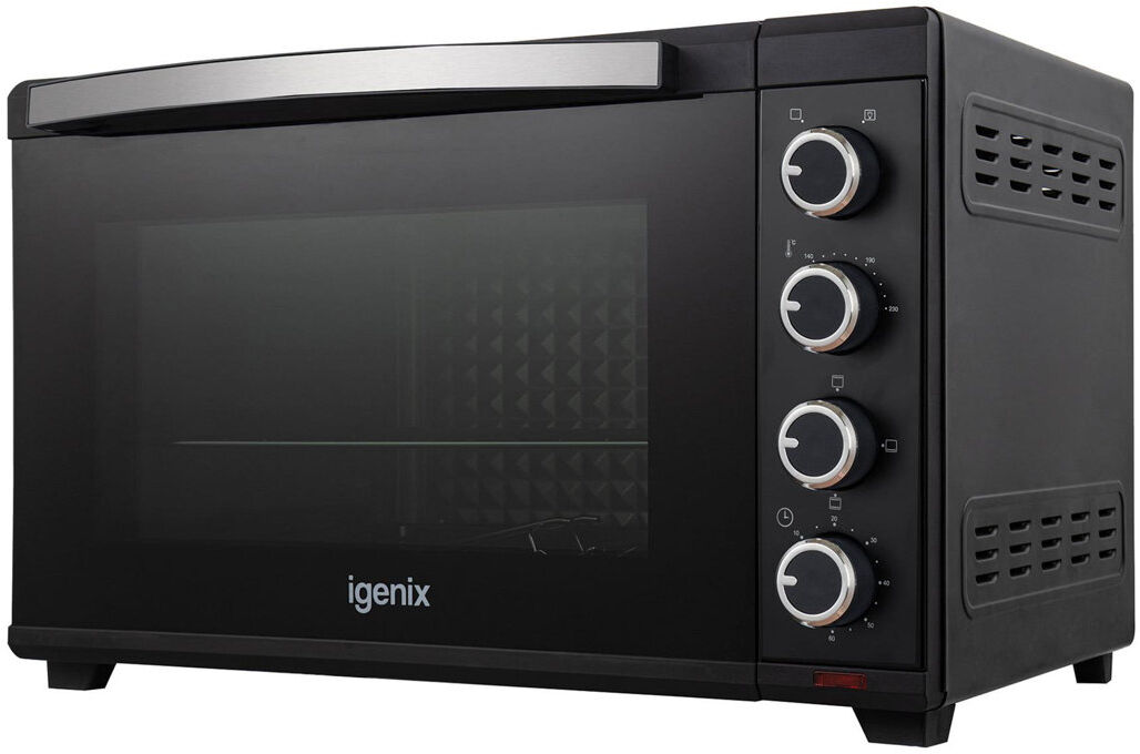 Igenix 60L Mini Oven Black Black