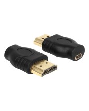 Delock HDMI-Adapter HDMI M bis mikro W 19-polig Schwarz (65507)