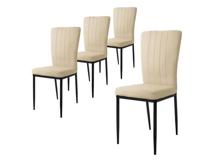 ESSZIMMERSTUHL Taupe 4er Set