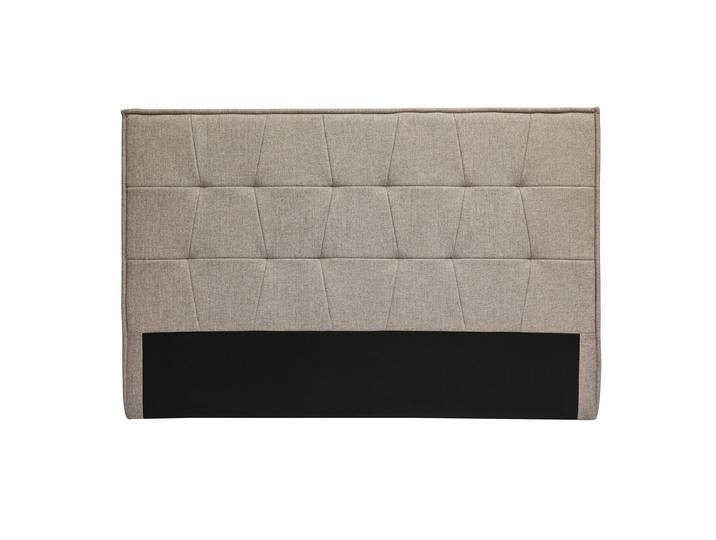 Tête de lit en tissu taupe L170 cm SUKA