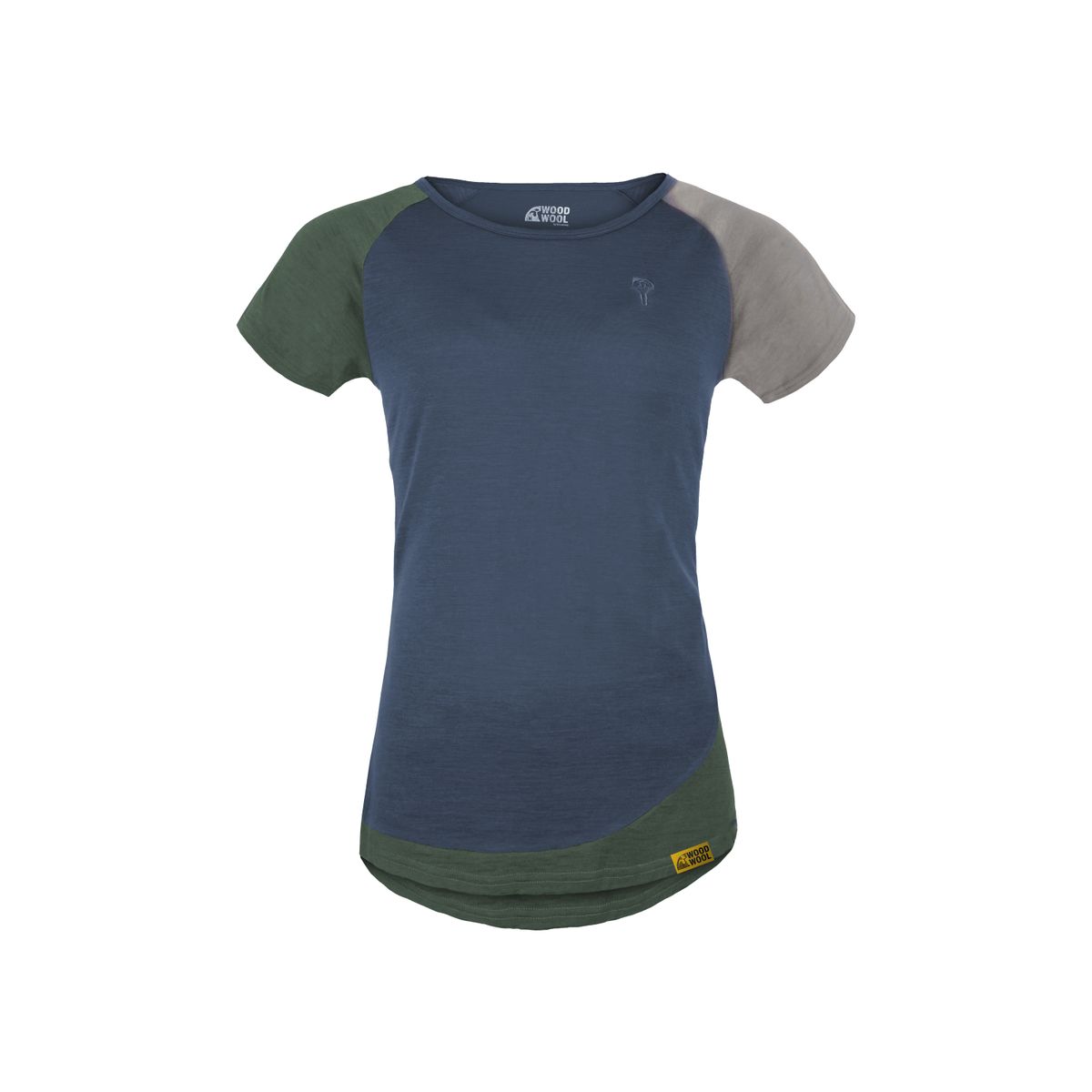 Grüezi Bag Woodwool T-shirt Lady Janeway ocean cavern (4003) XS 2200-4003-XS