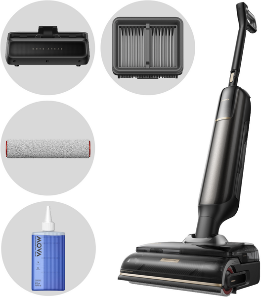 MOVA M50 Ultra - Autolaveuse à batterie 3 en 1 : lave, sèche et aspire - 21,6 V 4 Ah