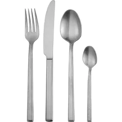 Serax Besteckset 24-tlg. PURE MIRROR Silberfarben, Besteck, Silber