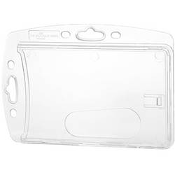 Durable 890519 Ausweishalter kombinierbar mit Clip, Textilband, Kette, Jojo 10 St.