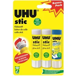 UHU Vorteilspack Klebestift stic und Klebestift stic Magic