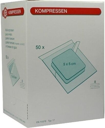 Mullkompressen 5x5cm 8-fach steril