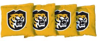 Skip's Garage Colorado College Tigers Yellow Cornhole Bags
