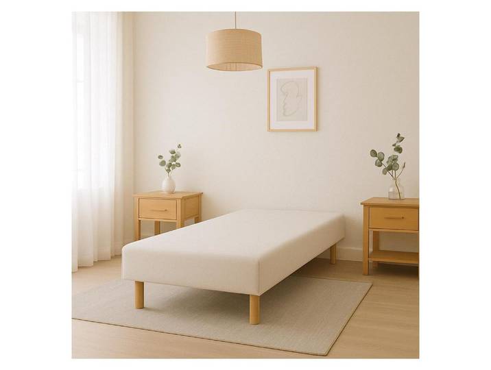 Sommier Tapissier Blanc 90x200 Fabrication Française Artisanale