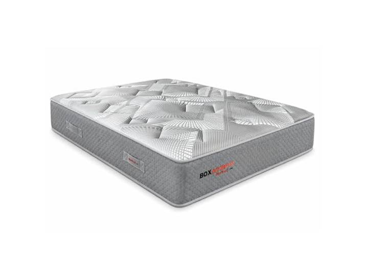 DUÉRMETE ONLINE Viskoelastische Hybrid-Matratze Box Hybrid mit Taschenfederkern, optimaler Komfort, Dicke 26 cm, mittlere Festigkeit, milbendicht, antibakteriell und hypoallergen, 105 x 180 cm