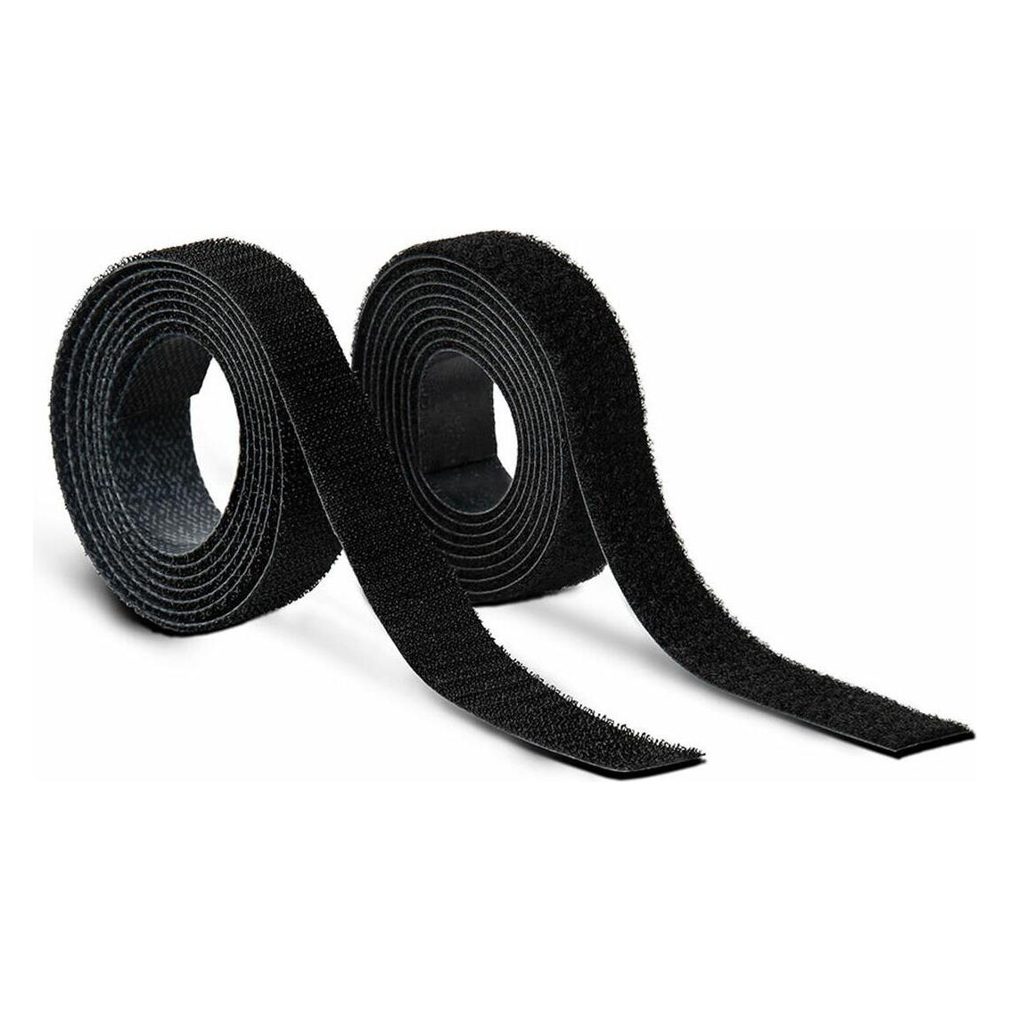 Inofix Doppelseitiges Klebeband 2145-3 Schwarz 1,5 m x 2 cm Haken und Schlaufenverschluss (20 mm) (49410669)