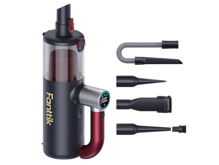 Fanttik Cruise V11 APEX kabelloser 4-in-1 Handstaubsauger, 180° Drehgriff Handstaubsauger, LED-Touchscreen, 3 Saugmodi, tragbarer Staubsauger für Hausecken, Sofa, Ritzen, Haustiere