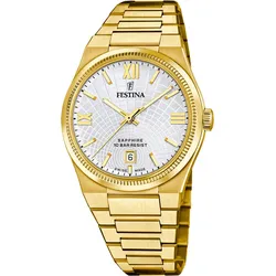 Festina Quarz Herren Swiss Made F20057/1 - silber,gold - 40.0mm
