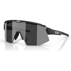 Bliz, Unisex, Sportbrille, Breeze (Matt Schwarz, Silver Mirror, Smoke), Schwarz
