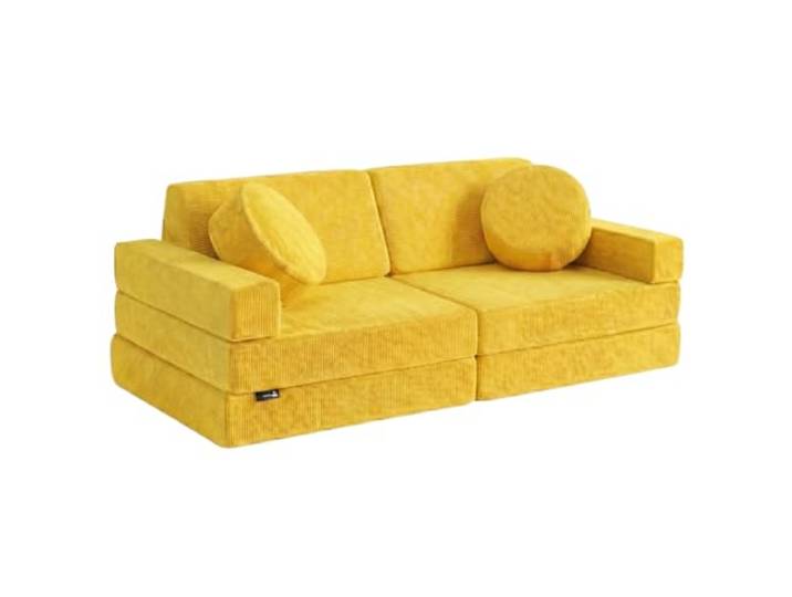 2-Sitzer Kinder-Sofa von TIPICHOU – umwandelbarer Fahrersitz, der in ein Zusatzbett verwandelt werden kann, Spielbereich, Sessel, Bodenmatratze, ideal als Geschenk für Kinder, unendliche