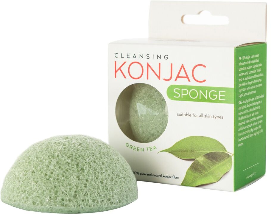 MITOMO Konjac Sponge With Green Tea