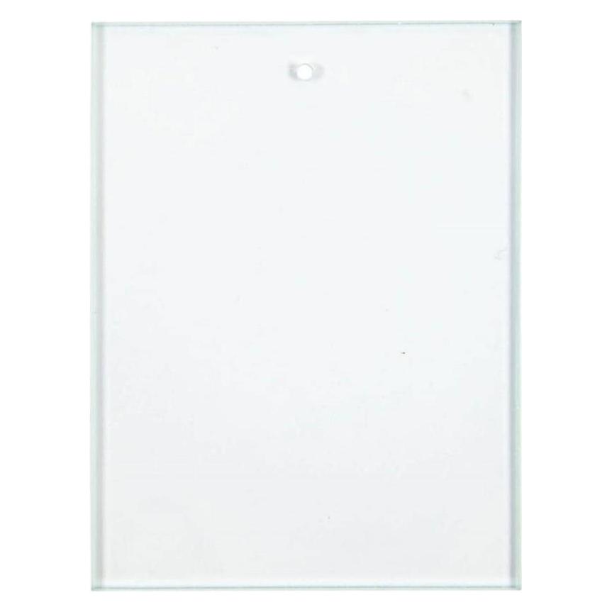 Creativ Company Glasplatte 8 x 6 cm, 10 Stück (55801)