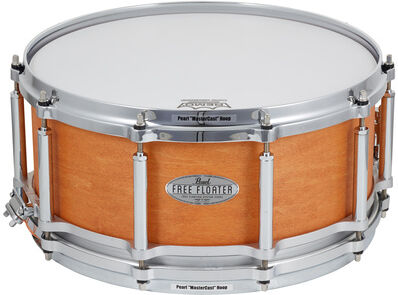 Pearl "14"x6,5" Free Floating Snare" Satin Amber Mahagoni