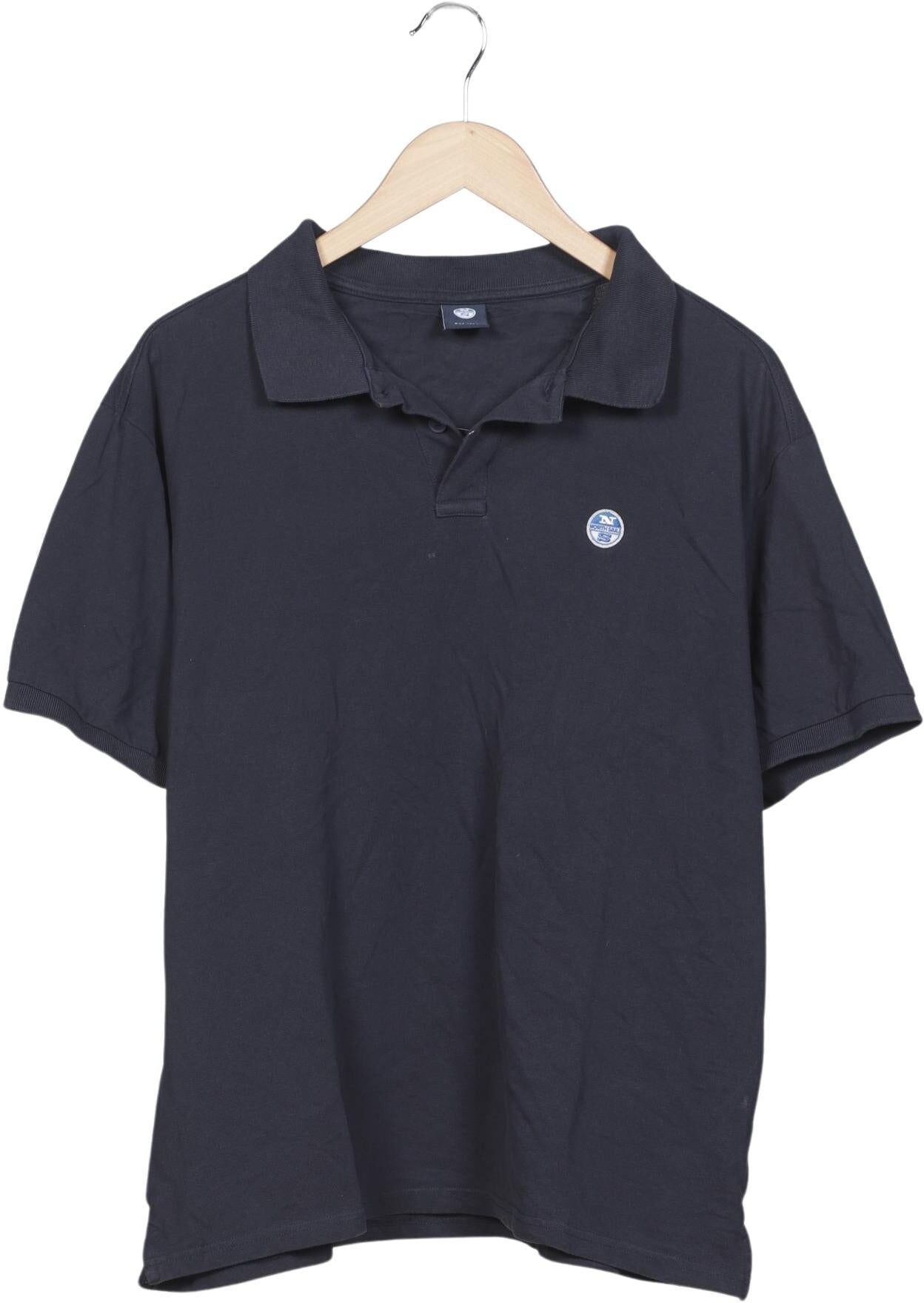 north sails Herren Poloshirt, Marineblau, Gr. Xxl, Baumwolle - Second Hand