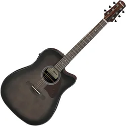 Ibanez AAD70CE-TBN Westerngitarre Charcoal Burst Top