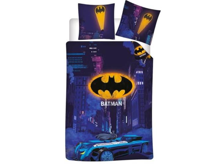 Batman Gotham City 1-Persoons Dekbedovertrek 140x200 + Kussensloop