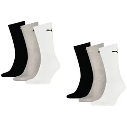 Puma Sportsocken Regular Crew Socken Sport 6-Pack multi - 39-42 - 39-42