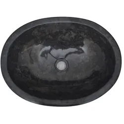 Helloshop26 - Waschbecken Aufsatzwaschbecken WC-Waschbecken Handwaschbecken für Badezimmer Waschbecken für den Innenbereich 53 x 40 02_0002816
