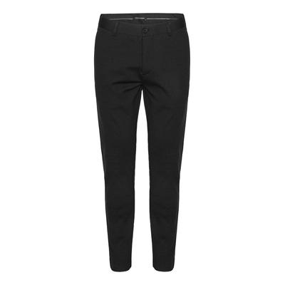 Stoffhose CLEAN CUT COPENHAGEN "Clean Cut Copenhagen Milano Jersey Pants", Herren, Gr. M, US-Größen, schwarz, 74% Polyester, 22% Viskose, 4% Elasthan, unifarben, normal, Hosen Stoffhose