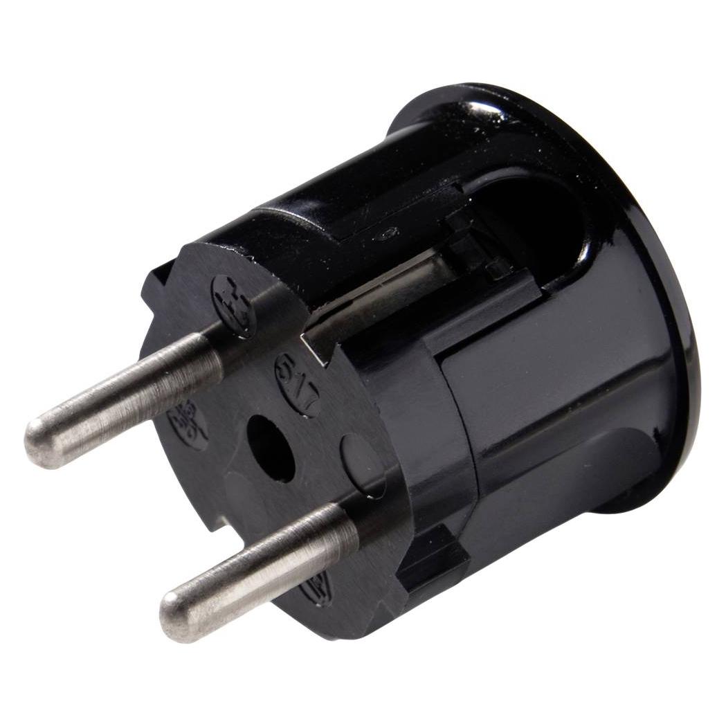 Kaiser 517/sw Schutzkontakt-Winkelstecker Polyamid 6 250 V Schwarz IP20 (517/sw)