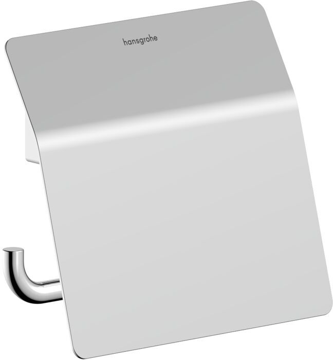 Hansgrohe AddStoris S Toilettenpapierhalter 41783000 mit Deckel, chrom