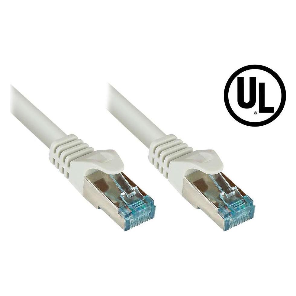 Good Connections RNS Patchkabel Cat.6A, mit Messprotokoll + Serien-Nr., S/FTP, PiMF, halogenfrei (LSZH), 500MHz, 10G (S/FTP, CAT6a, 0.25 m) (8064-H003)