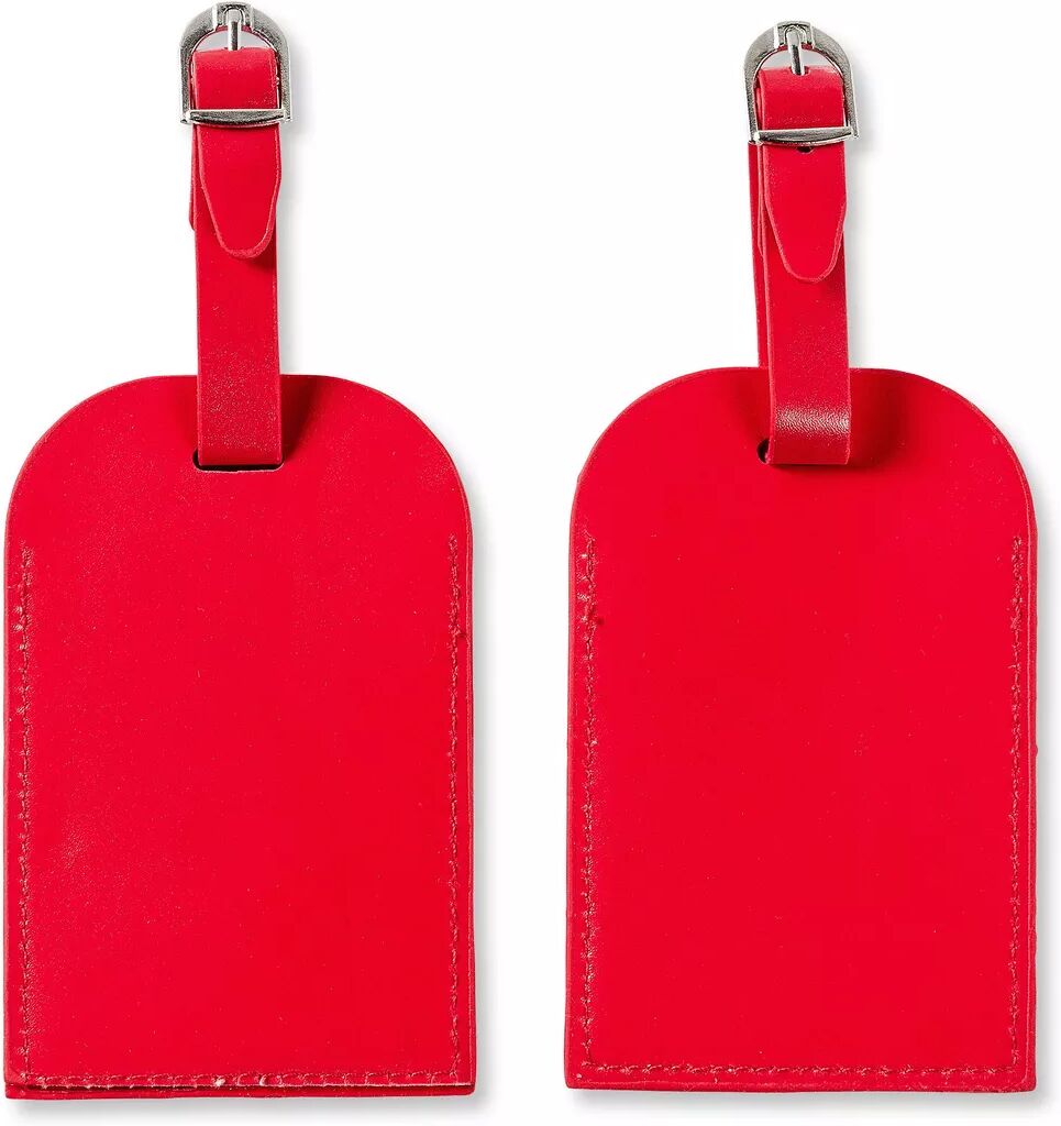 Manor Travel - Namensschild, Reiseaccessoire, 10.5CM, Rot
