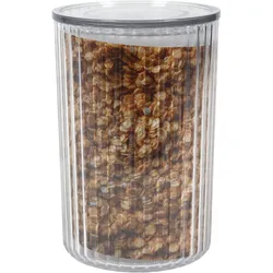 Vorratsdose LINIEN rund (BHT 10x15,50x10 cm) - BHT 10x15,50x10 cm