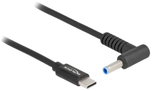 Delock USB-Ladekabel USB-C Stecker, DC Stecker 3,0mm 1.50m Schwarz 87971