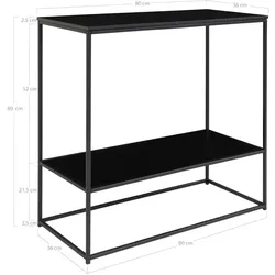House Nordic, Konsolentisch, Vita (80 x 36 x 80 cm)