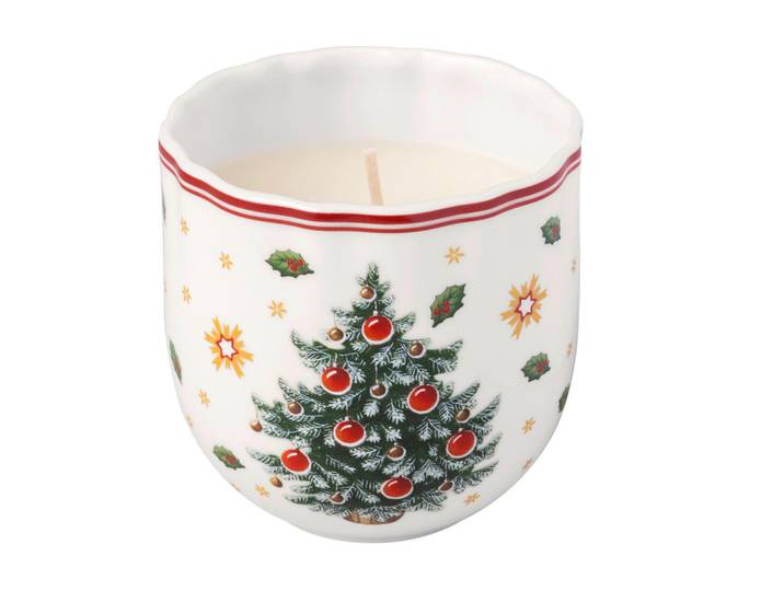 Villeroy & Boch Duftkerze, Mehrfarbig, Keramik, 9x9x9 cm, Dekoration, Kerzen & Kerzenhalter, Duftkerzen