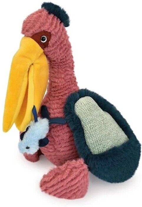 Trésors Marins : Peluche Pelican rose 34 cm - Histoire d'Ours
