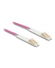 Delock LWL Kabel LC Duplex Multimode OM4 winkelbar 5 m Multimode-Faser Glasfaser (88090)