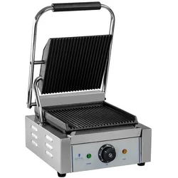 Helloshop26 - Panini-Grill aus emailliertem Gusseisen mit Rillen 1800 Watt 14_0002321